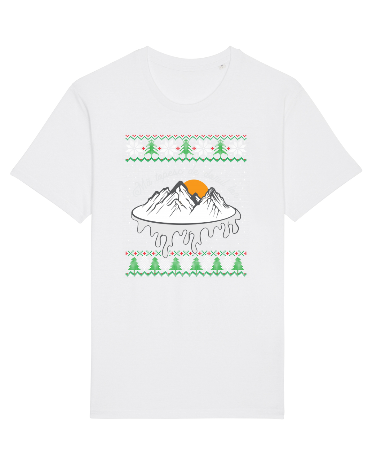 Tricou mânecă scurtă Unisex Rocker White