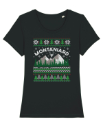 Montaniard - ediție de sărbători Tricou mânecă scurtă guler larg fitted Damă Expresser