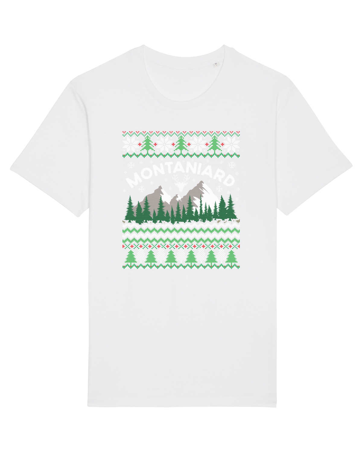 Tricou mânecă scurtă Unisex Rocker White