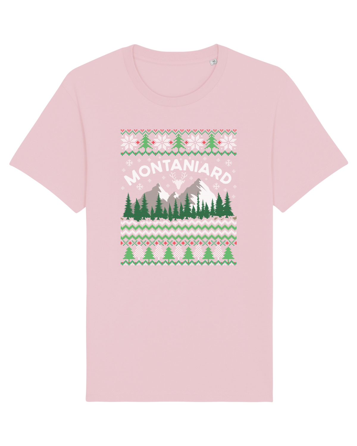 Tricou mânecă scurtă Unisex Rocker Cotton Pink