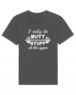 Butt stuff at the gym. Tricou mânecă scurtă Unisex Rocker