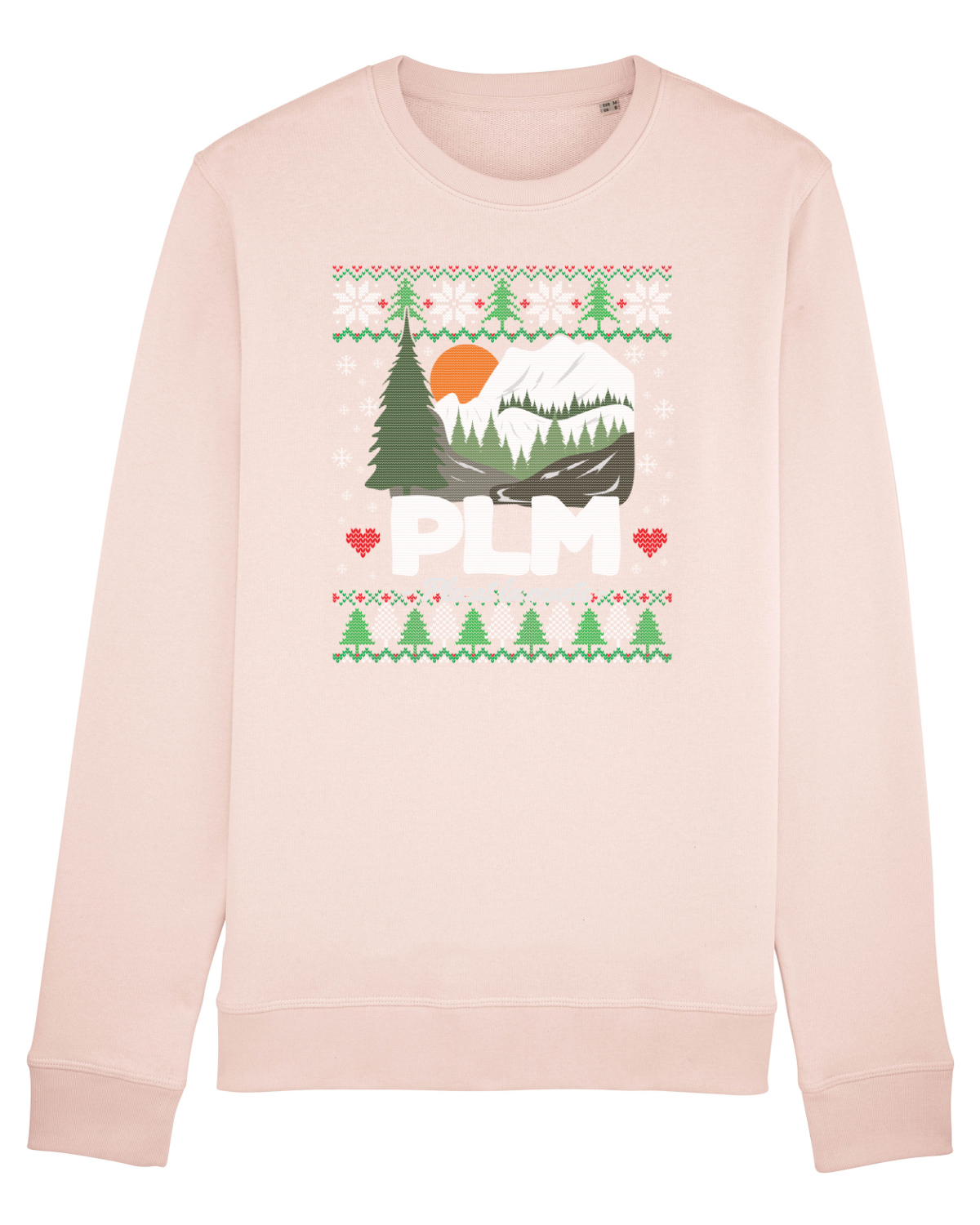 Bluză mânecă lungă Unisex Rise Candy Pink