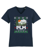 Plecată la munte - ediție de sărbători Tricou mânecă scurtă guler V Bărbat Presenter