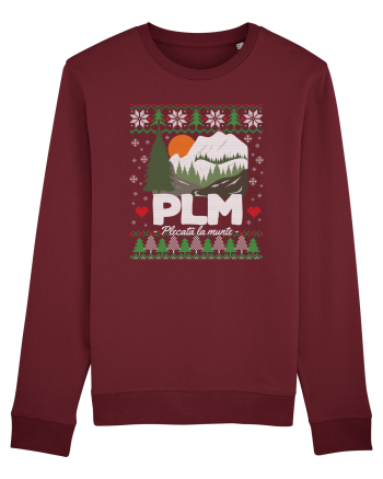 Plecată la munte - ediție de sărbători Burgundy