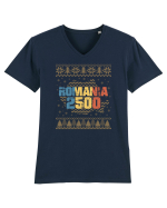România 2500 - ediție de sărbători Tricou mânecă scurtă guler V Bărbat Presenter