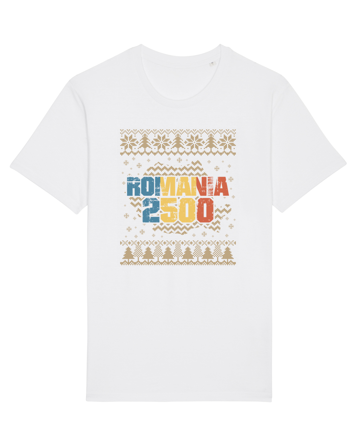 Tricou mânecă scurtă Unisex Rocker White