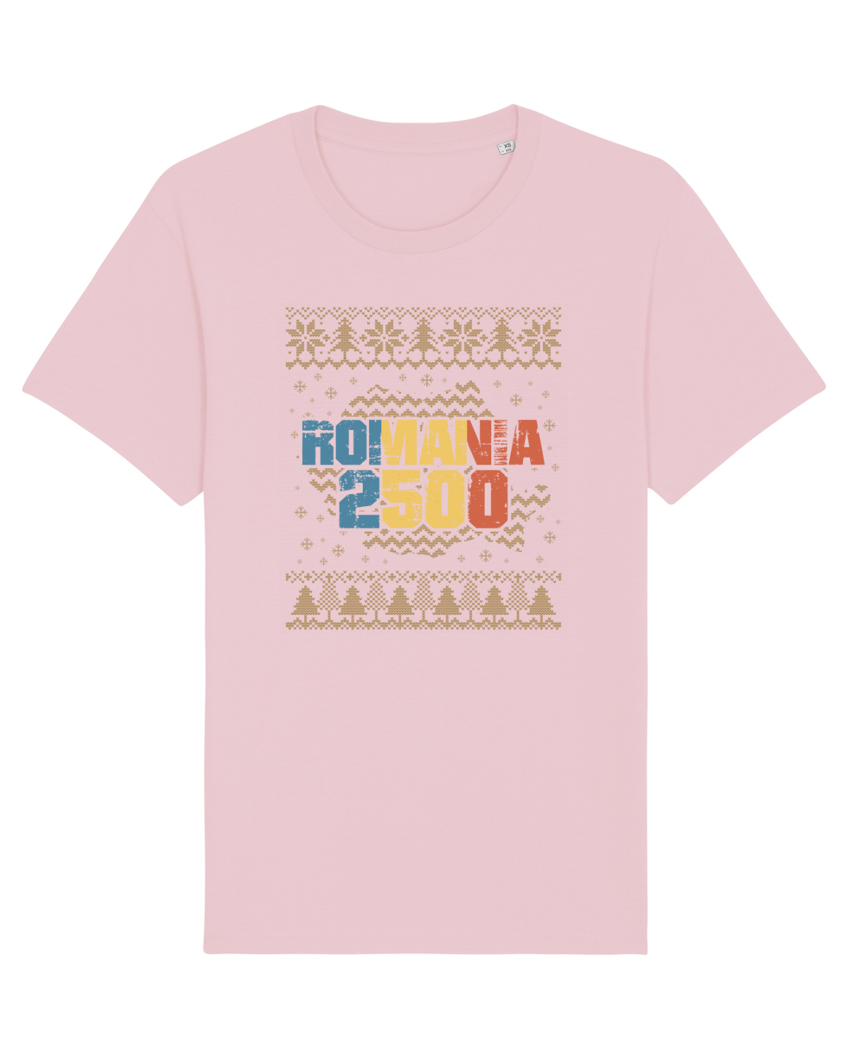 Tricou mânecă scurtă Unisex Rocker Cotton Pink