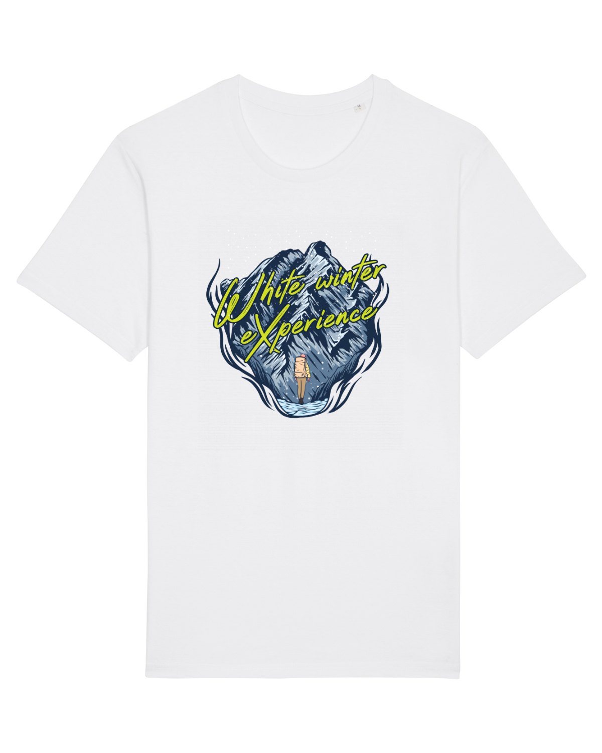 Tricou mânecă scurtă Unisex Rocker White