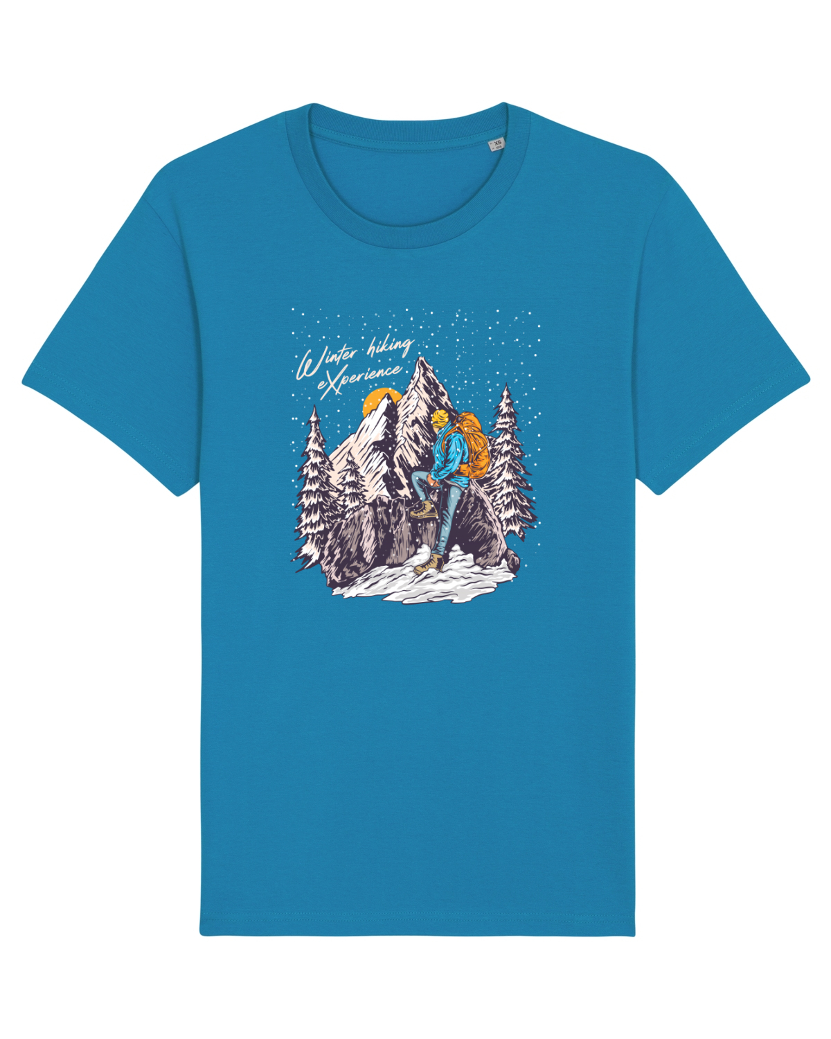 Tricou mânecă scurtă Unisex Rocker Azur