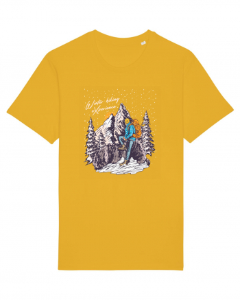 Winter hiking experience Spectra Yellow