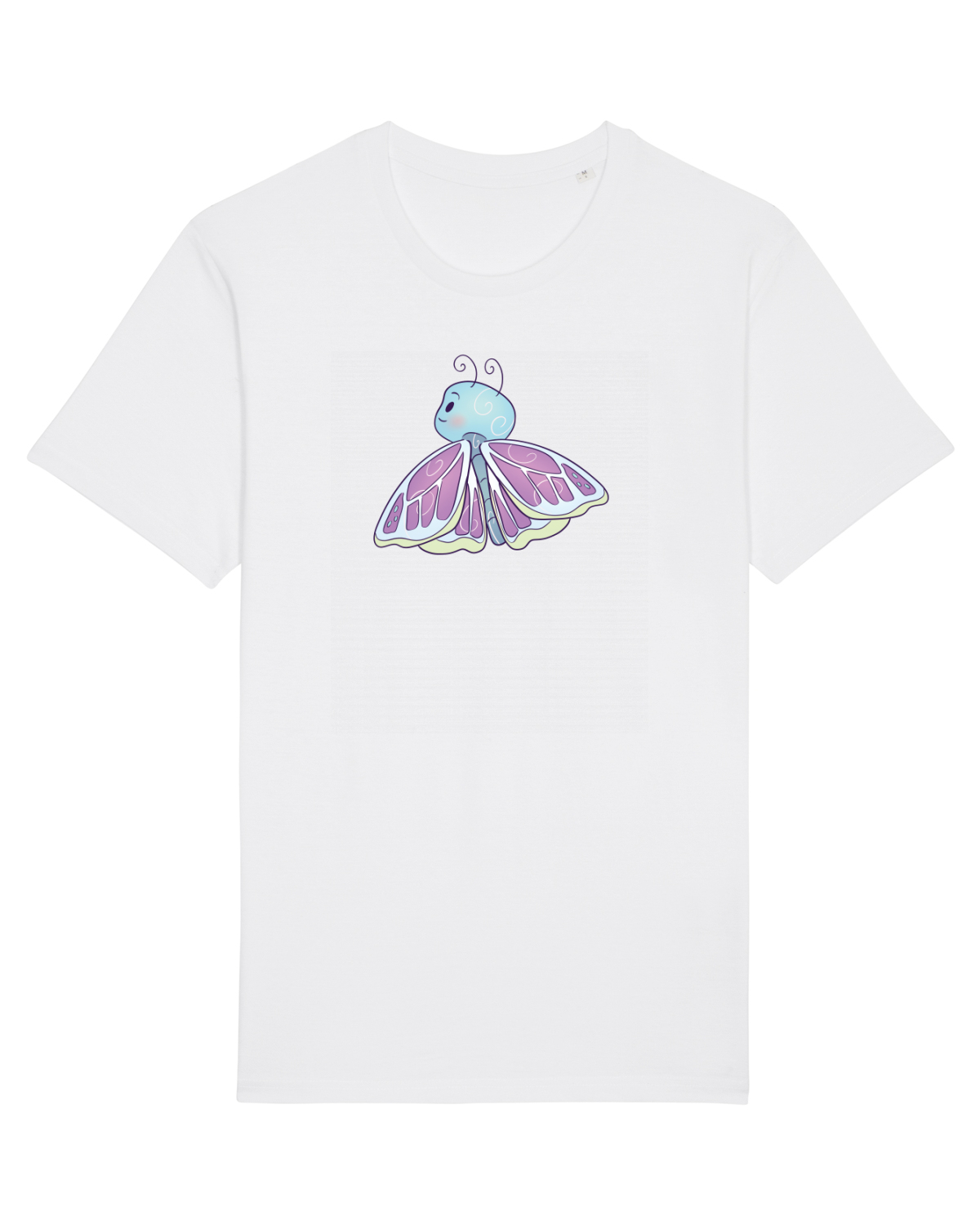 Tricou mânecă scurtă Unisex Rocker White