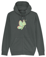 Fluturasi Pentru Copii Cute Butterflies Butterfly Hanorac cu fermoar Unisex Connector