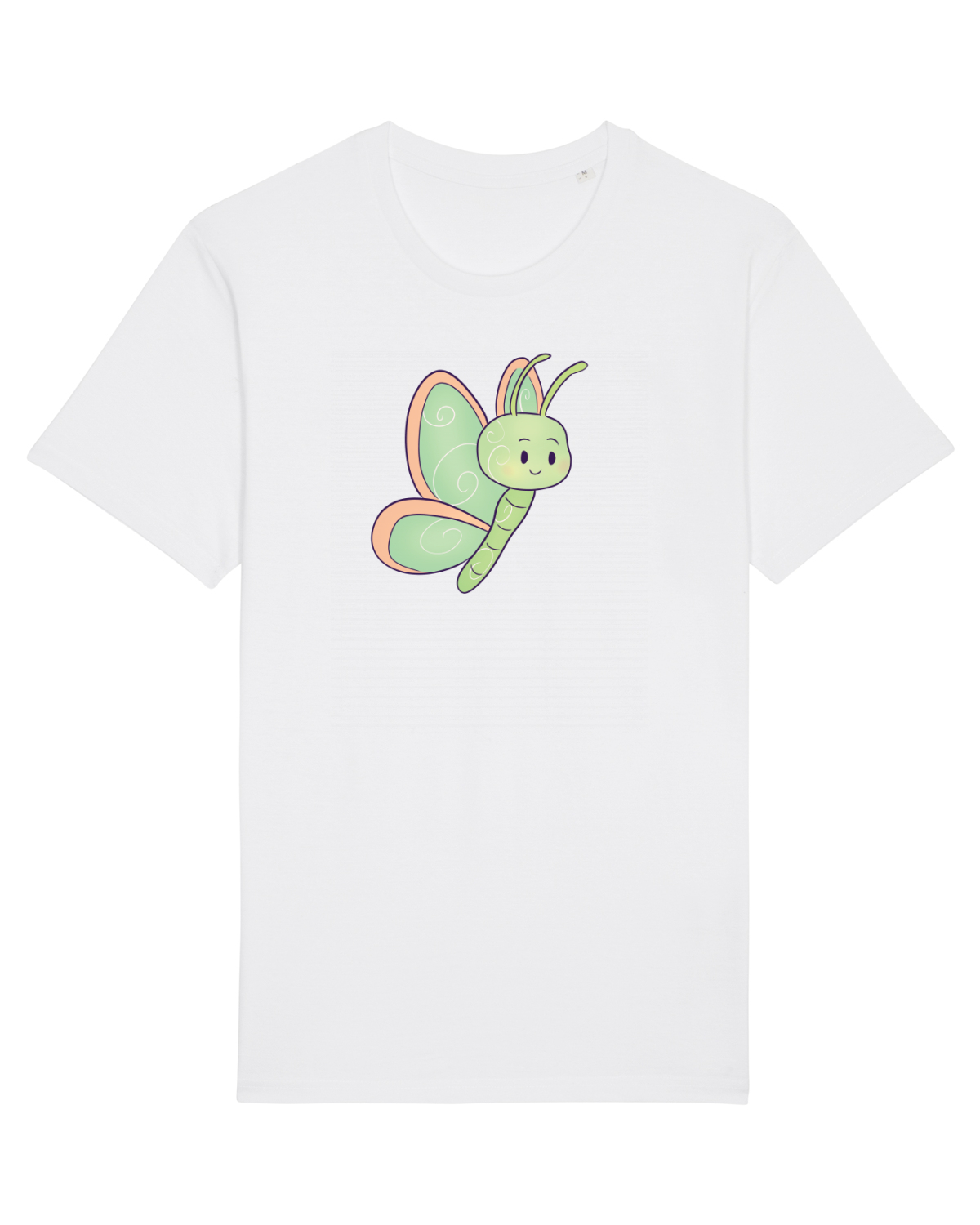 Tricou mânecă scurtă Unisex Rocker White
