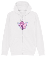 Fluturasi Pentru Copii Cute Butterflies Butterfly Hanorac cu fermoar Unisex Connector