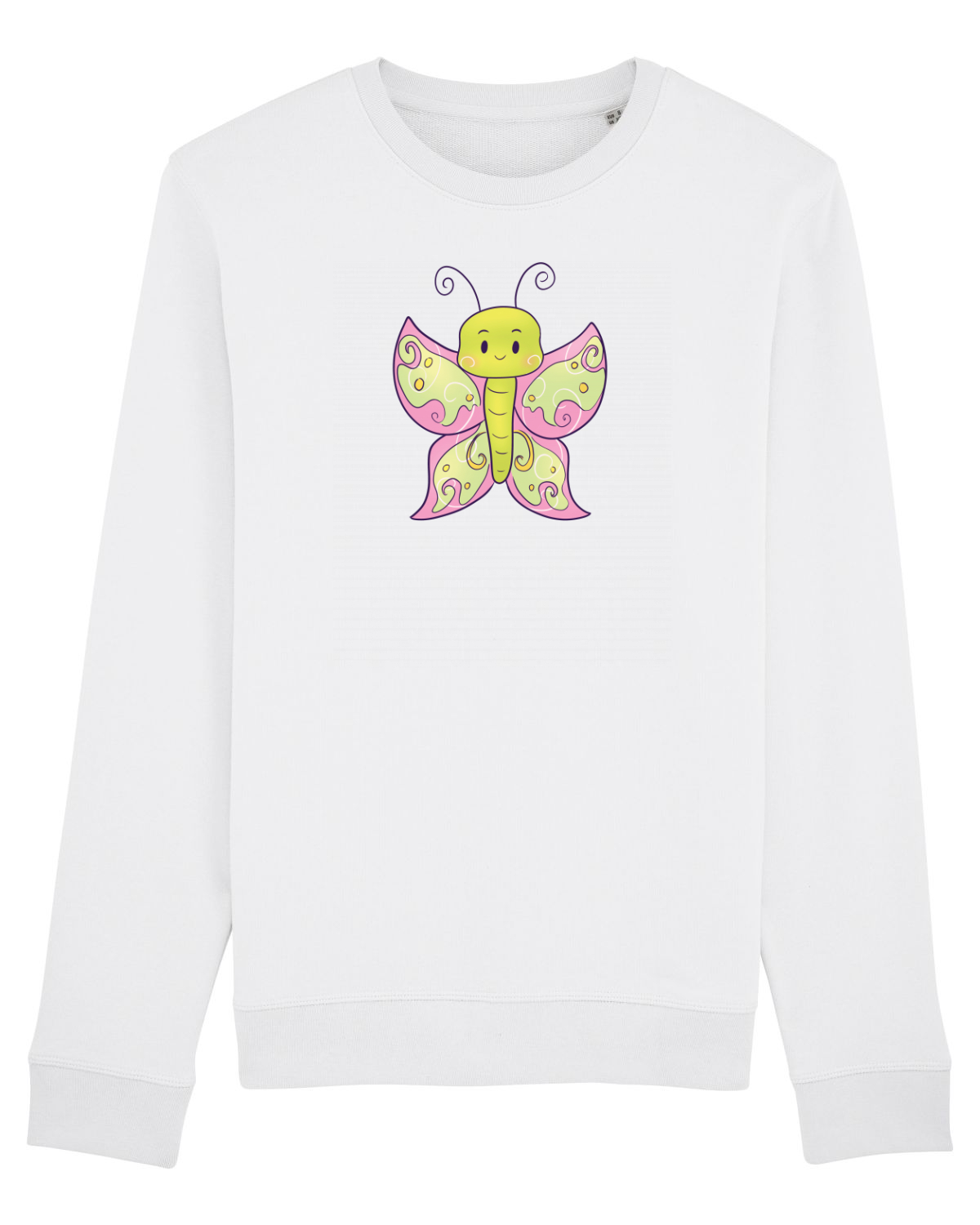 Bluză mânecă lungă Unisex Rise White