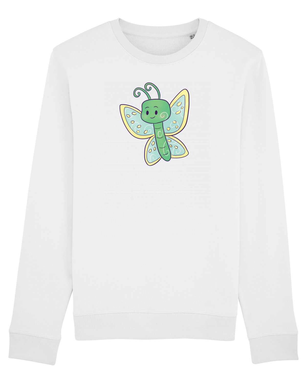Bluză mânecă lungă Unisex Rise White