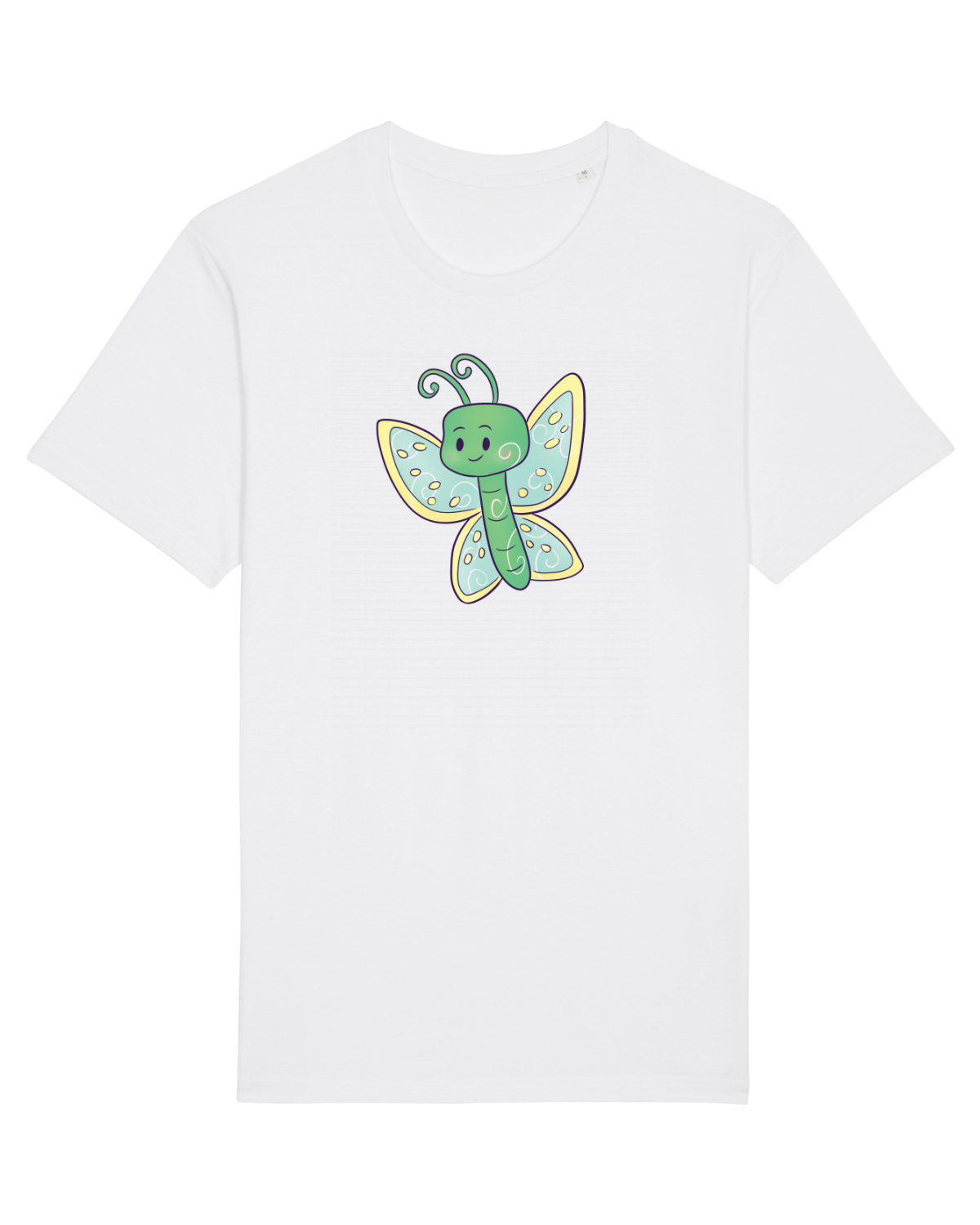 Tricou mânecă scurtă Unisex Rocker White
