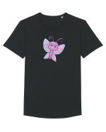 Fluturasi Pentru Copii Cute Butterflies Butterfly Tricou mânecă scurtă guler larg Bărbat Skater