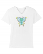 Fluturasi Pentru Copii Cute Butterflies Butterfly Tricou mânecă scurtă guler V Bărbat Presenter