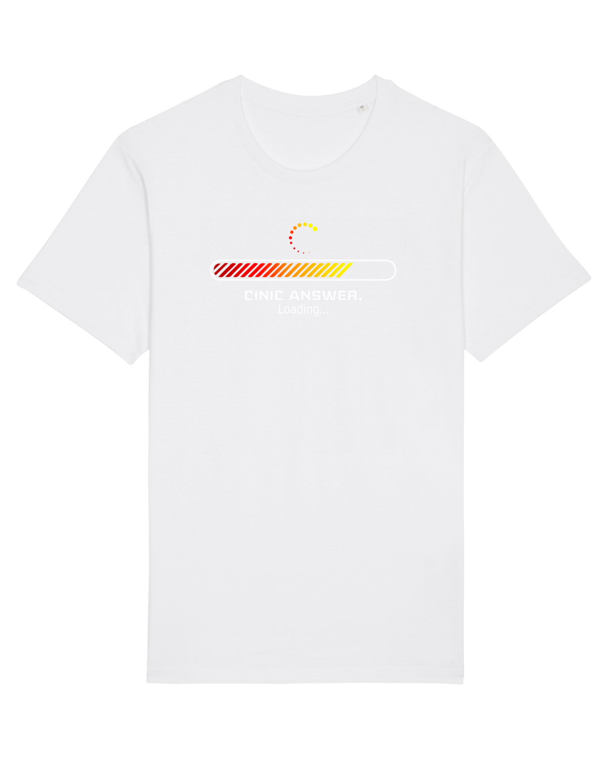 Tricou mânecă scurtă Unisex Rocker White