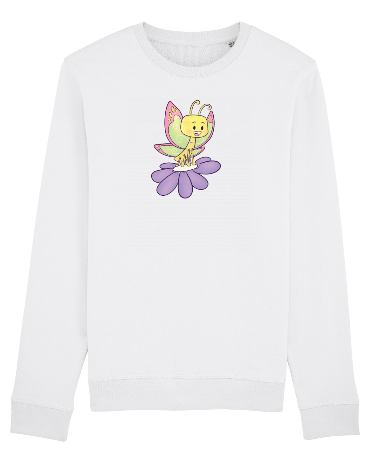 Bluză mânecă lungă Unisex Rise White