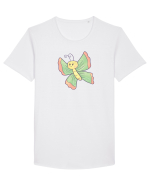 Fluturasi Pentru Copii Cute Butterflies Butterfly Tricou mânecă scurtă guler larg Bărbat Skater