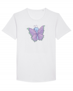 Fluturasi Pentru Copii Cute Butterflies Butterfly Tricou mânecă scurtă guler larg Bărbat Skater