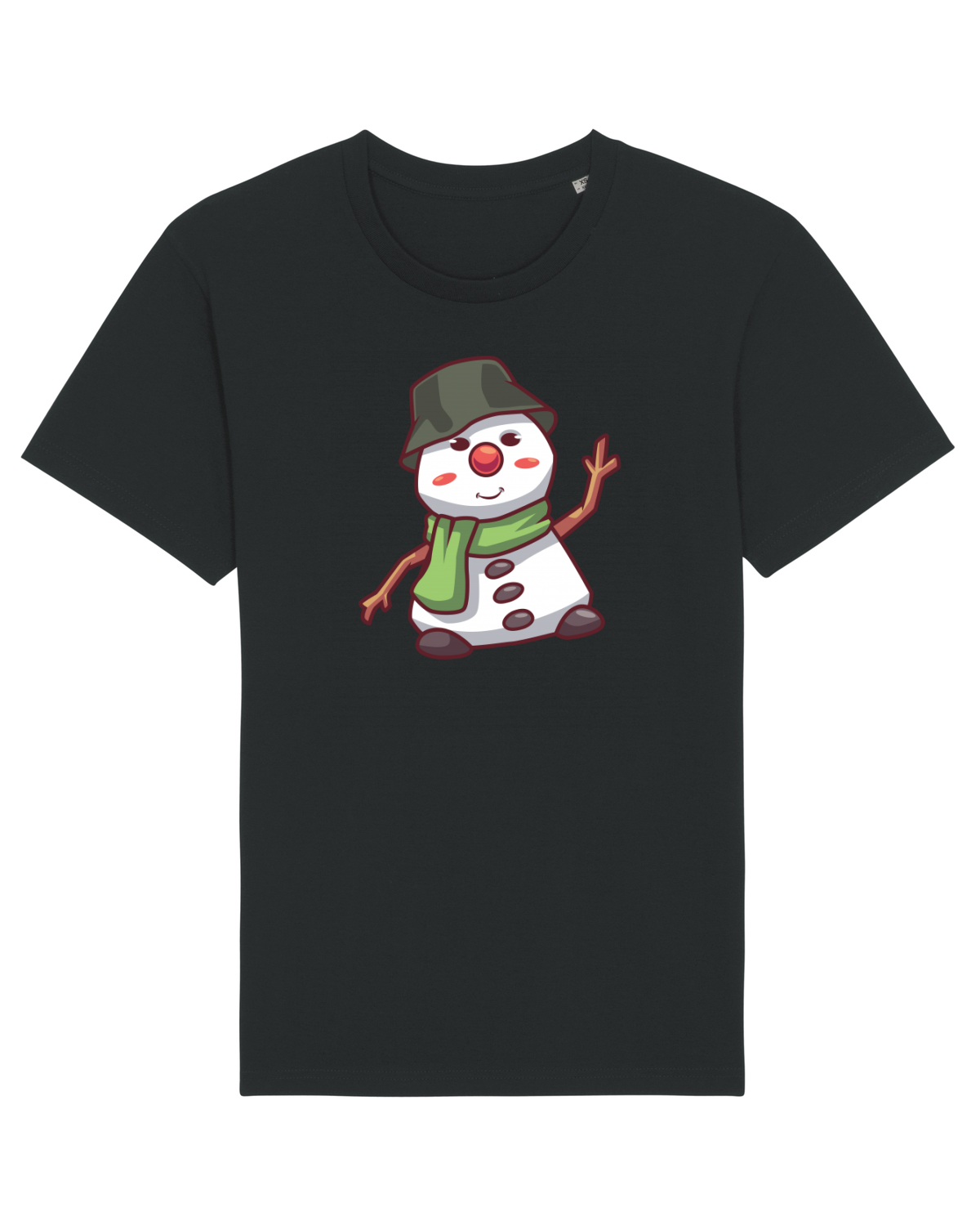 Tricou mânecă scurtă Unisex Rocker Black