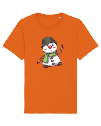 Om De Zapada Design Pentru Copii Si Adulti Copii De Craciun Bright Orange