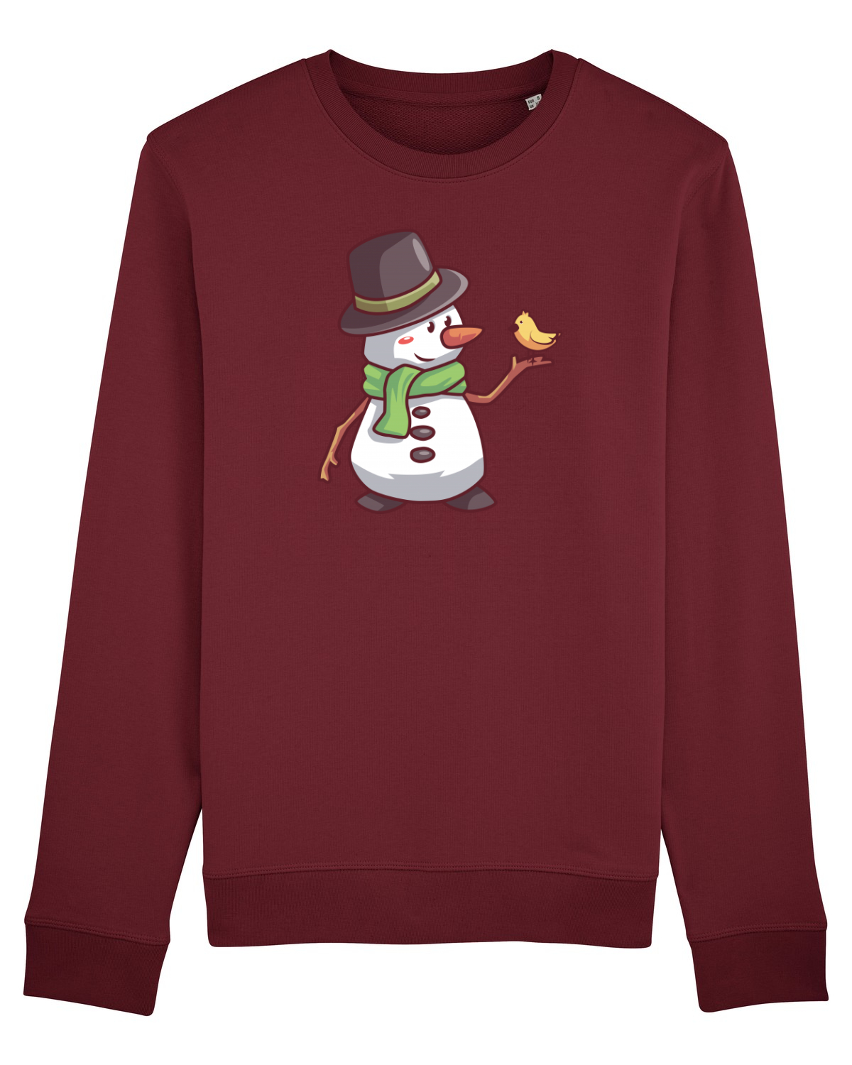 Bluză mânecă lungă Unisex Rise Burgundy