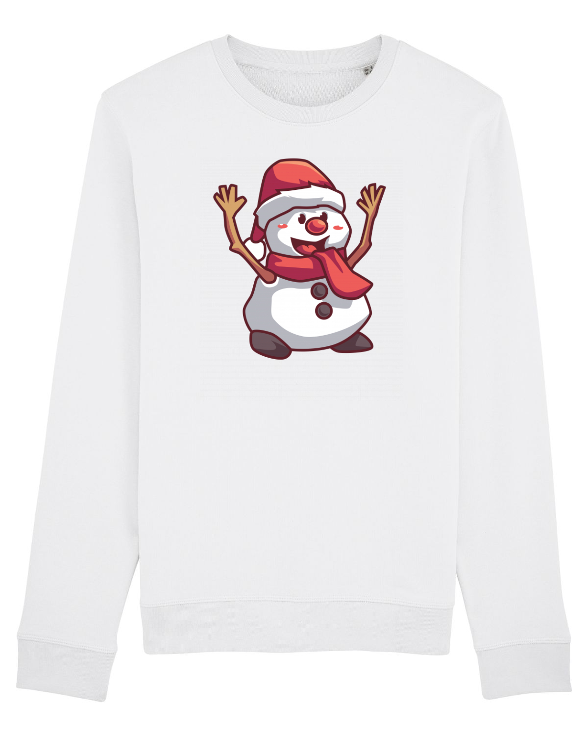 Bluză mânecă lungă Unisex Rise White
