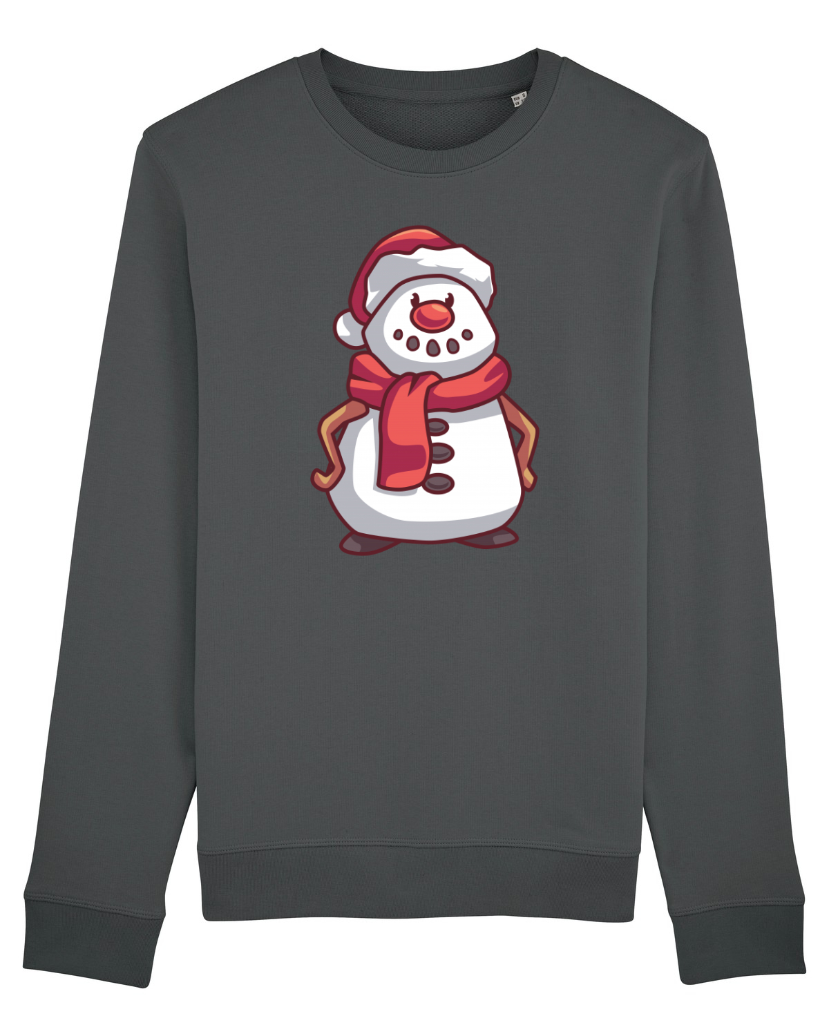 Bluză mânecă lungă Unisex Rise Anthracite
