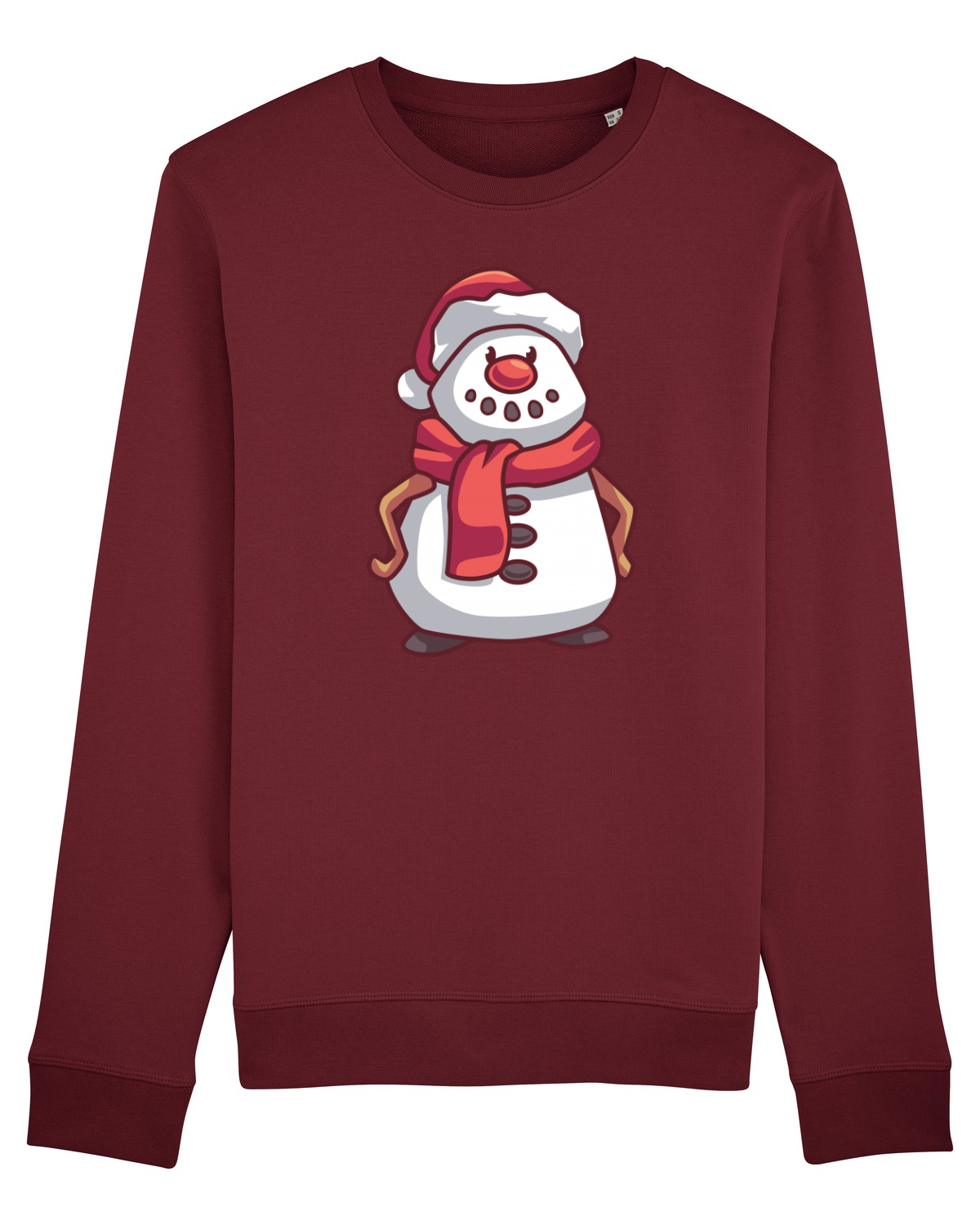 Bluză mânecă lungă Unisex Rise Burgundy