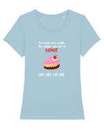 Eat Cake Tricou mânecă scurtă guler larg fitted Damă Expresser