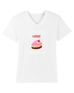 Eat Cake Tricou mânecă scurtă guler V Bărbat Presenter