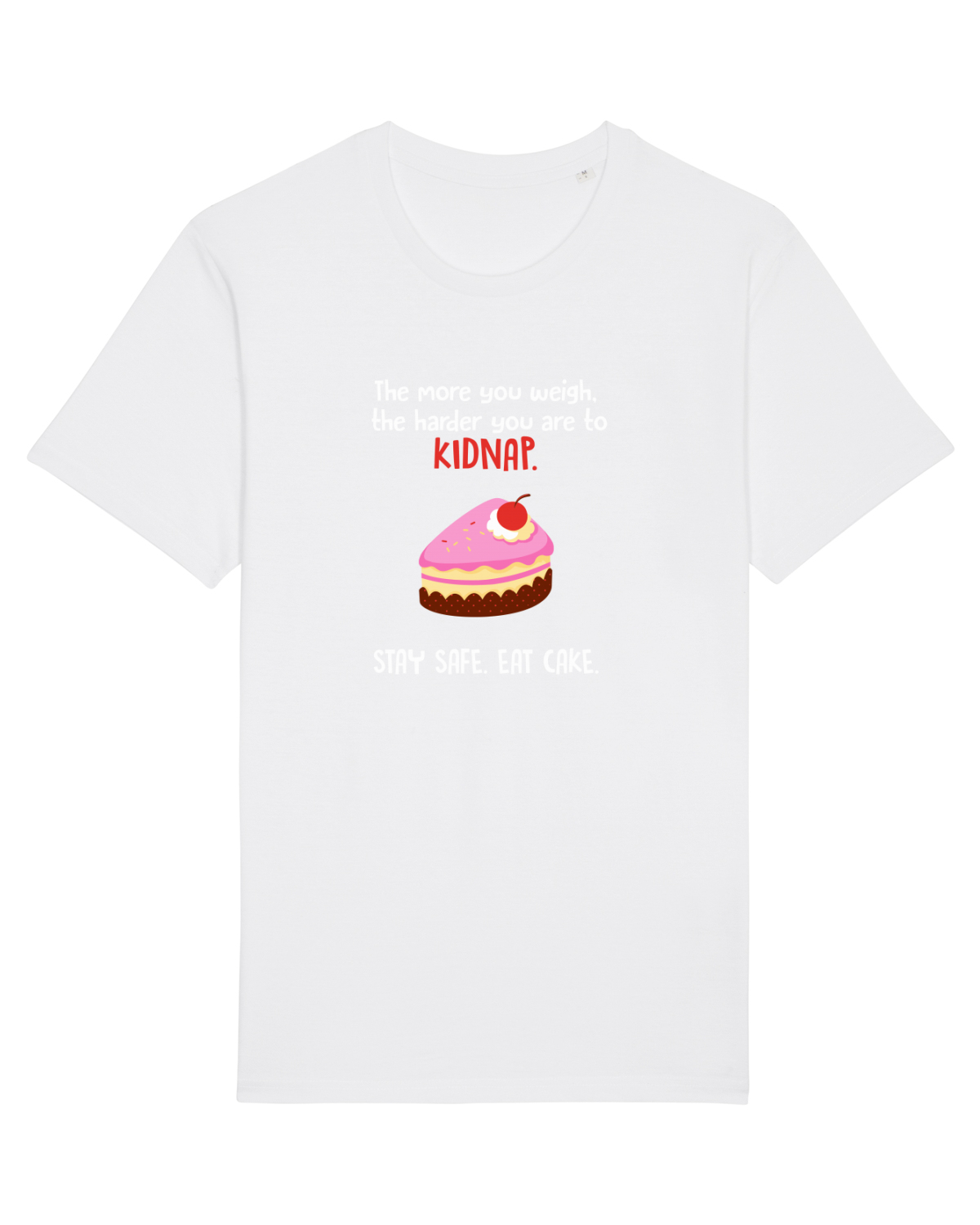 Tricou mânecă scurtă Unisex Rocker White