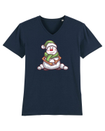 Om De Zapada Design Pentru Copii Si Adulti Copii De Craciun Tricou mânecă scurtă guler V Bărbat Presenter