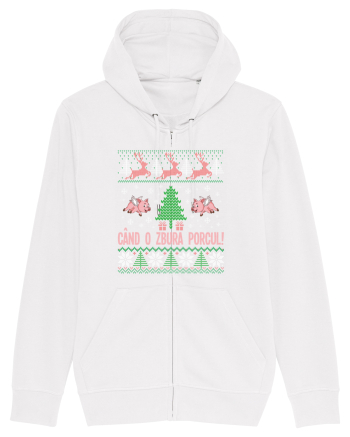 cu motive de Craciun - Cand o zbura porcul White