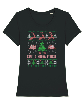 cu motive de Craciun - Cand o zbura porcul Black