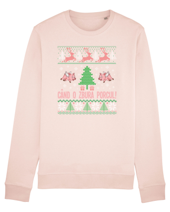 cu motive de Craciun - Cand o zbura porcul Candy Pink