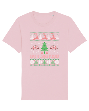 cu motive de Craciun - Cand o zbura porcul Cotton Pink