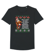 cu motive de Craciun - Două lucruri mă alină Tricou mânecă scurtă guler larg Bărbat Skater