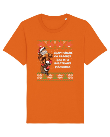 cu motive de Crăciun - Eram tânăr ca frăguța Bright Orange