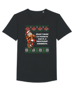 cu motive de Crăciun - Eram tânăr ca frăguța Tricou mânecă scurtă guler larg Bărbat Skater