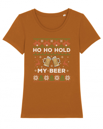 cu motive de Craciun - Ho ho hold my beer Roasted Orange