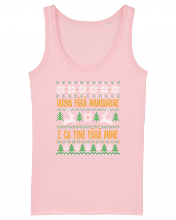 cu motive de Crăciun - Iarna fără mandarine Cotton Pink