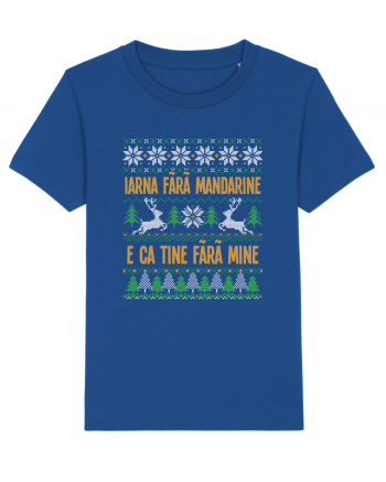 cu motive de Crăciun - Iarna fără mandarine Majorelle Blue