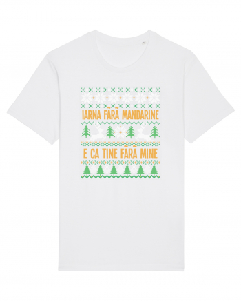 cu motive de Crăciun - Iarna fără mandarine White