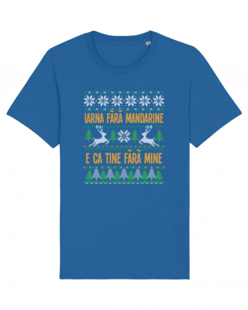 cu motive de Crăciun - Iarna fără mandarine Royal Blue