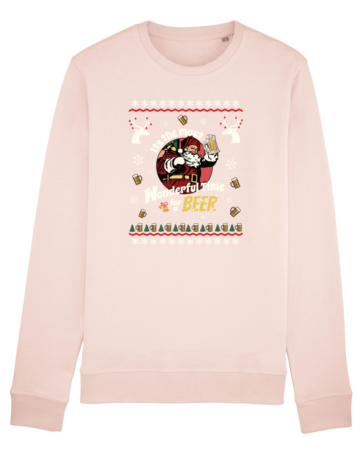 Bluză mânecă lungă Unisex Rise Candy Pink